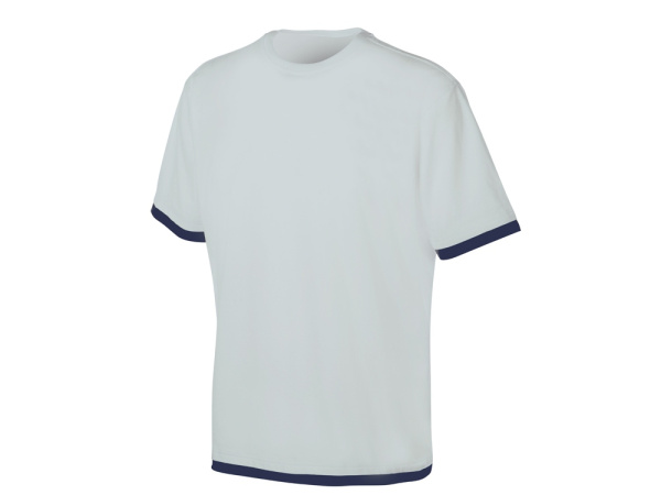 Футболка «Rotterdam» мужская, Размер 2XL, Цвет жемчужный/темно-синий