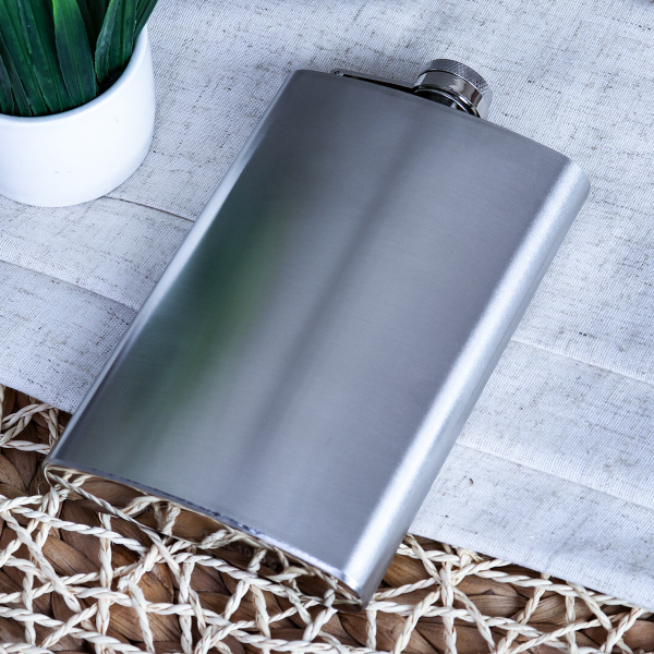 Фляжка 280 мл для гравировки / DFL-171 /уп 100/