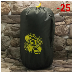 Спальный мешок с подголовником «Expert» одеяло (225*85, ватфайбер, до -25С) РБ