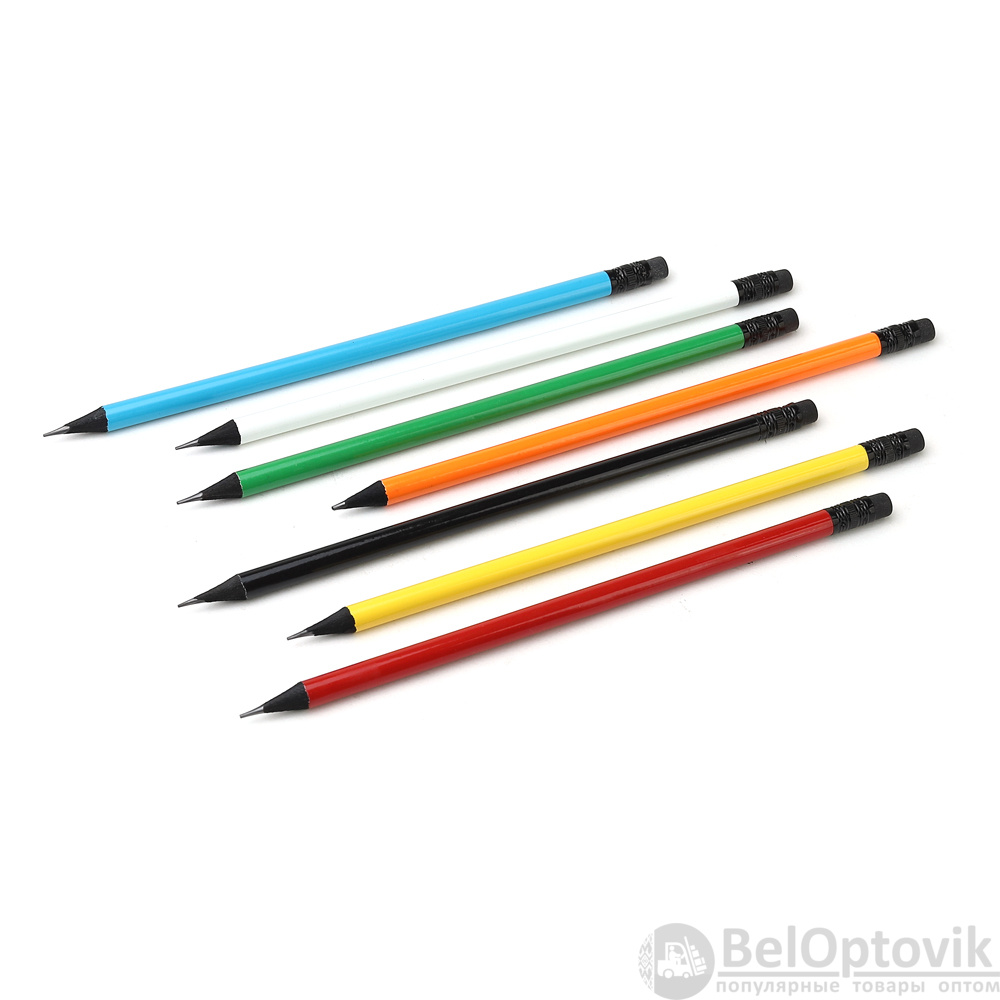 Карандаш с цветным корпусом Negro, красный