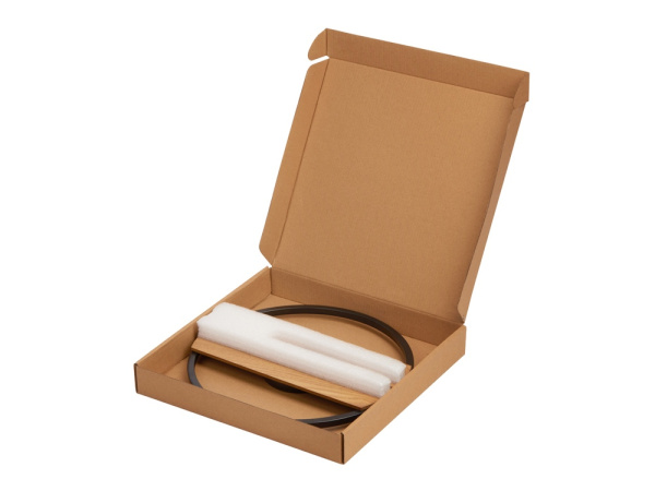 Деревянные часы с металлическим ободом «Time Wheel», Цвет натуральный/черный