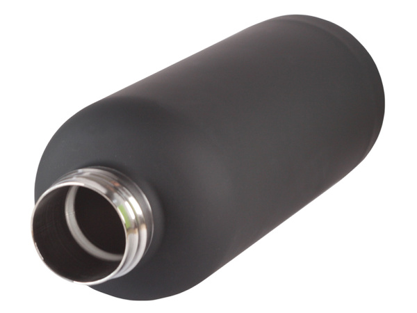 Вакуумная термобутылка ODIN, soft-touch, 550 мл, Цвет чёрный