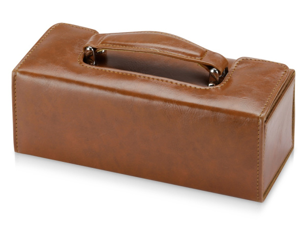 Набор для чистки обуви «Сундучок», Цвет коричневый