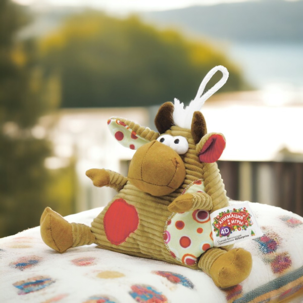 Мягкая игрушка Орлик, полиэстер, вместимость 0,5 кг, мультиколор / Очаровательный и красочный друг для малышей