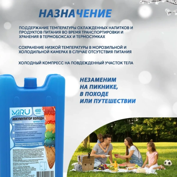 Аккумулятор холода 7013 400г