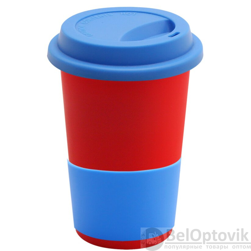 Кружка Magic To Go, красный/светло-синий