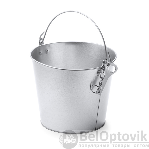 Металлическое ведро QUINTO, Серебро