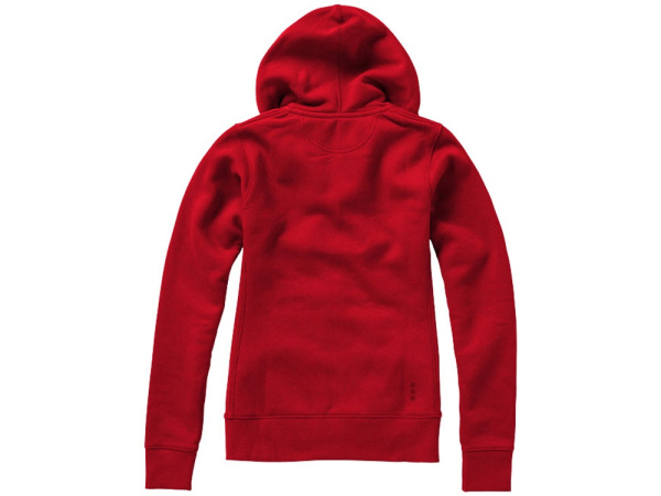 Толстовка «Arora» женская с капюшоном, Размер XS, Цвет красный