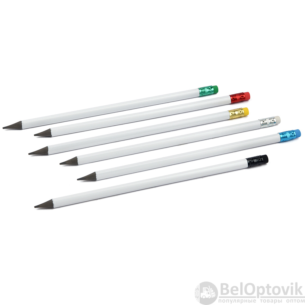 Карандаш из переработанного сырья Unicorn, красный