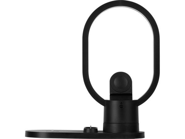 Беспроводная зарядная станция 4-в-1 «Portal» c лампой, 15 Вт, Цвет черный