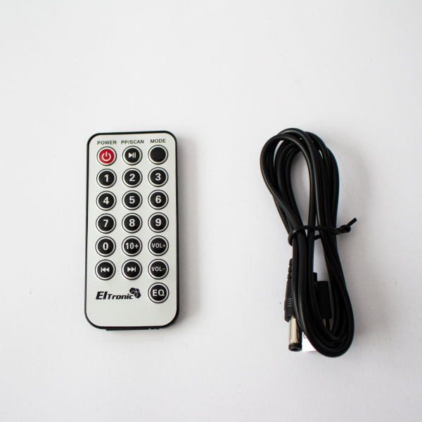 Портативная беспроводная bluetooth колонка  Eltronic CRAZY BOX 120 Watts арт. 20-40 с LED-подсветкой  и  RGB светомузыкой, пультом дистанционного управления