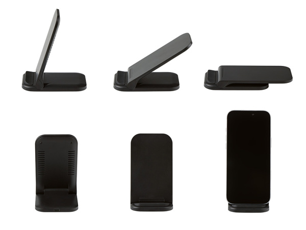 Беспроводное зарядное устройство «Foldy», 15 Вт, Цвет черный