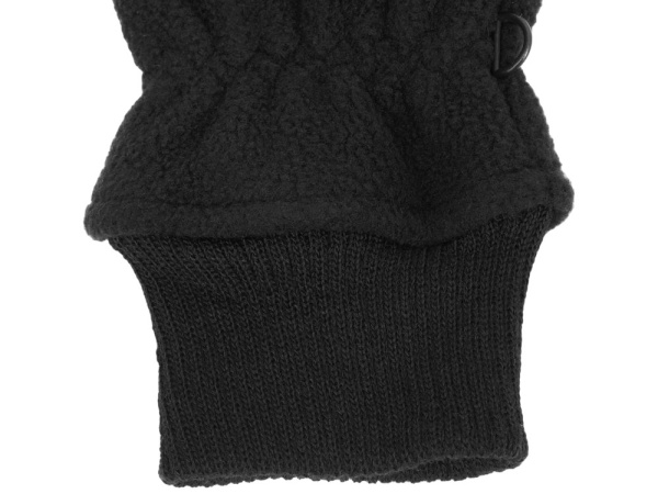 Перчатки флисовые «Ямантау», унисекс, Размер L, Цвет черный