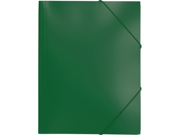 Папка А4 на резинке, Цвет зеленый