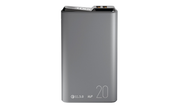 Внешний АКБ QS-20, 20000mAh, space-gray, OLMIO
