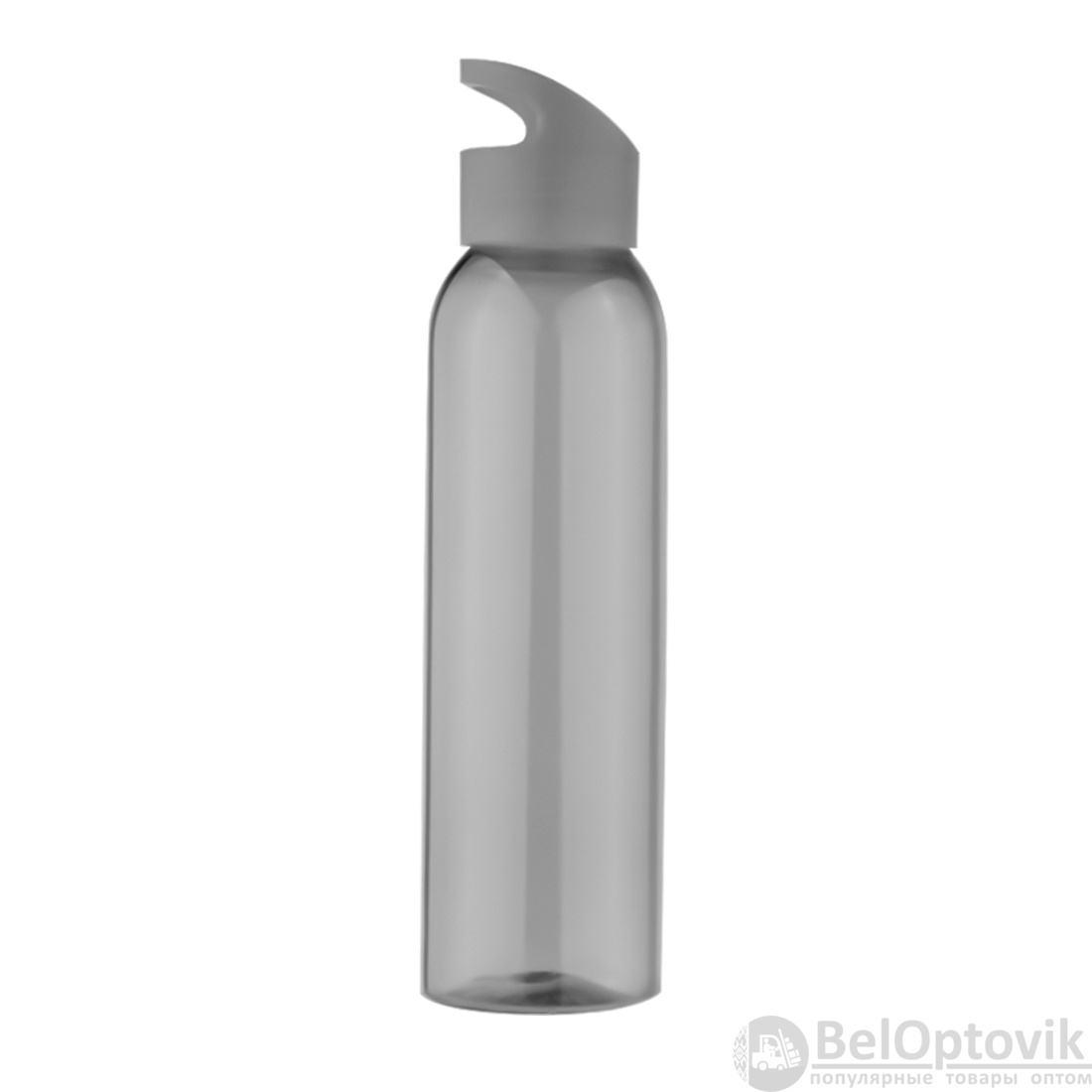 Бутылка пластиковая для воды Sportes, серая-S