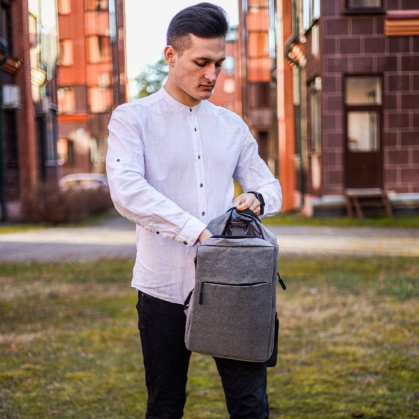 Городской рюкзак Eastpak с USB и отделением для ноутбука до 17" DF-XM01