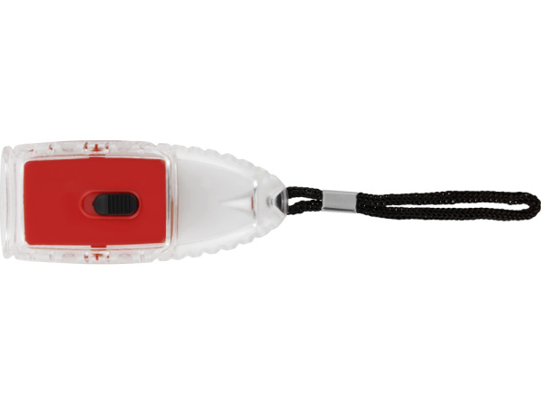 Фонарь «Обелиск», Цвет прозрачный/красный/черный