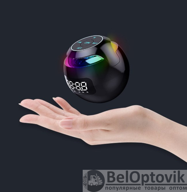 Беспроводная bluetooth колонка Forza с встроенными часами и будильником