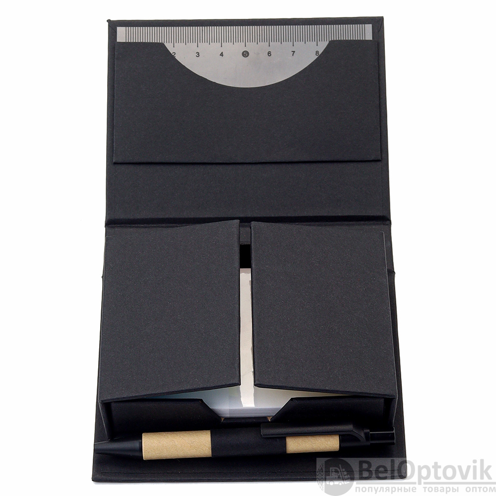 Набор для записей со стикерами Notora, черный