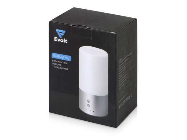 Стационарный увлажнитель-аромадиффузор «Breathe», Цвет белый/серебристый