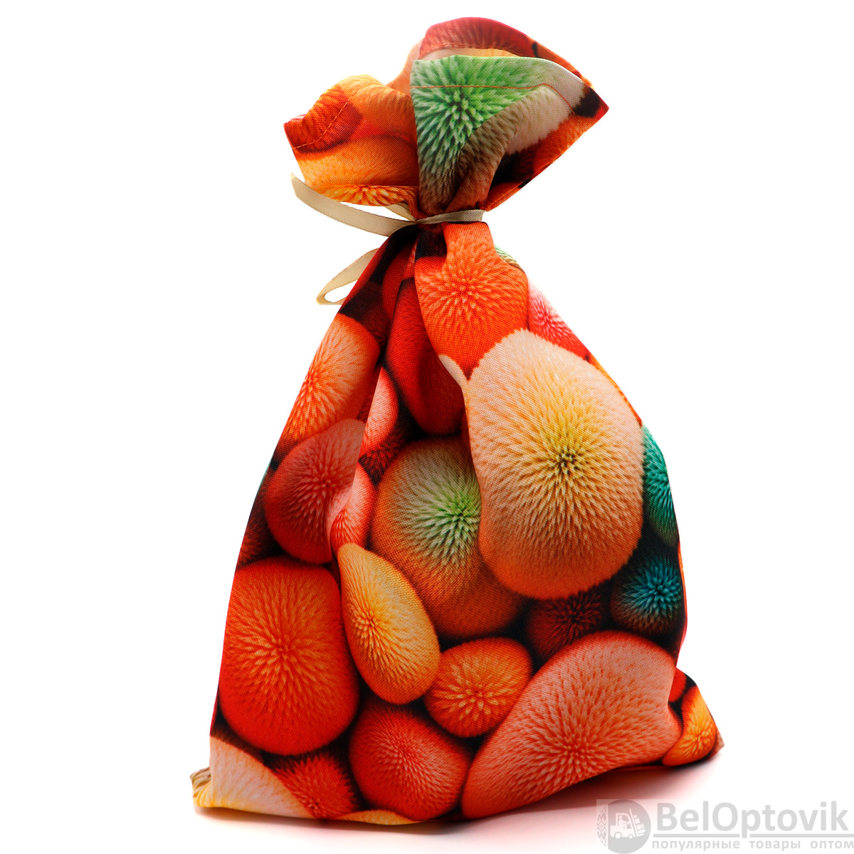 Мешочек подарочный Колорит с полноцветной печатью, размер M