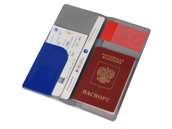 Дорожный органайзер «Voyage 2.0», Цвет синий/серый