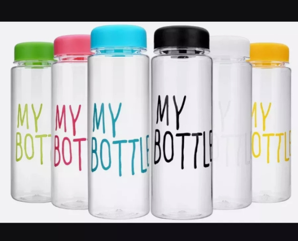 Пластиковая бутылка My Bottle (500 мл). Цвет MIX