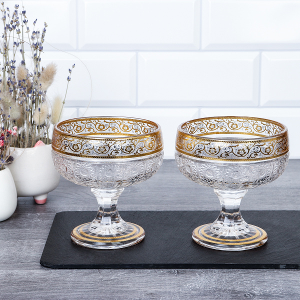 Креманка 2 штуки 400 мл / AF-3225 /уп 20/