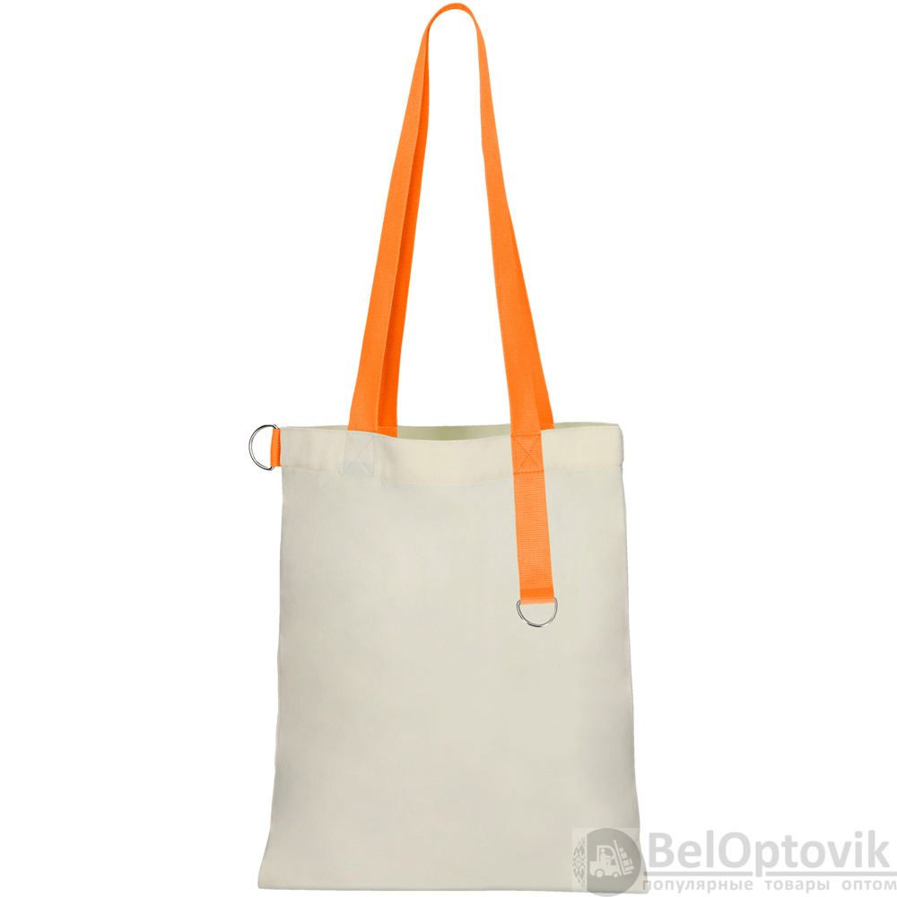 Сумка для покупок White GLOW 325 г/м², оранжевая