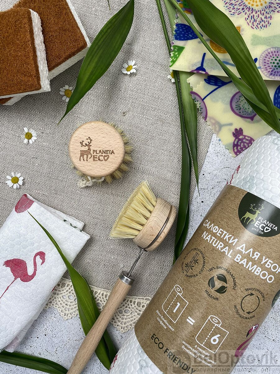 Сменная щетка Wood&Agava, Planeta Eco