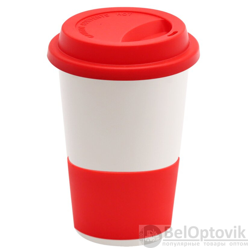 Кружка Magic To Go, белый/красный