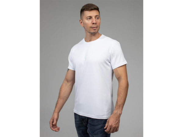 Футболка для сублимации «Evolution» унисекс, Размер XS, Цвет белый