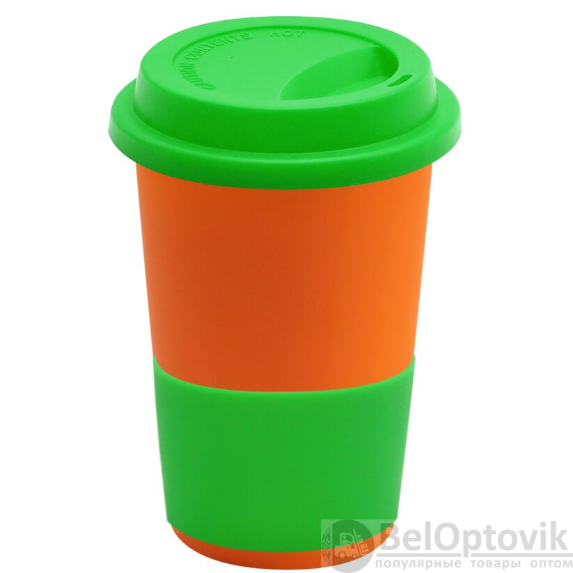 Кружка Magic To Go, оранжевый/зелёный