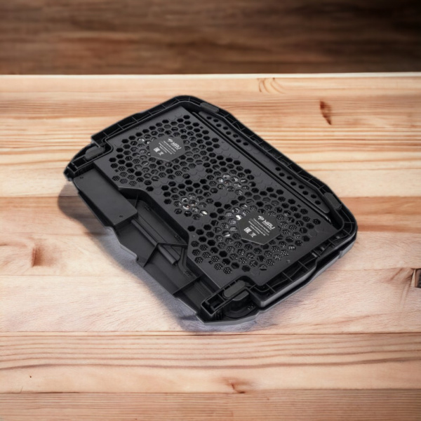 Охлаждающая подставка для ноутбука 17,3" CP1701 Fouredness, 4 вентилятора, 950 мА, 4,75 Вт / Регулировка скорости вращения, регулировка наклона, подсветка