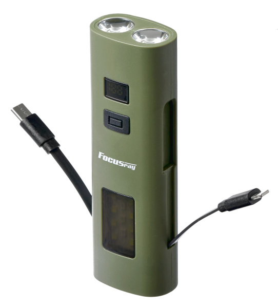 Фонарь FOCUSray 1335 акку 2000мАН.цифровой дисплей,USB кабель, для велосипеда 1/160, шт