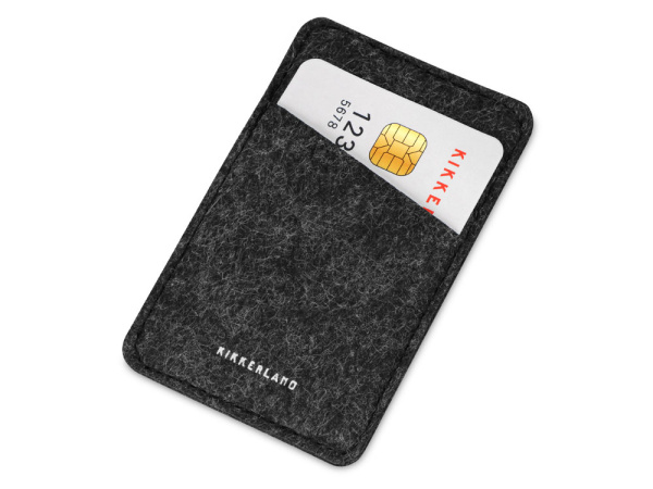 Картхолдер с креплением на телефон «Slot», Цвет темно-серый