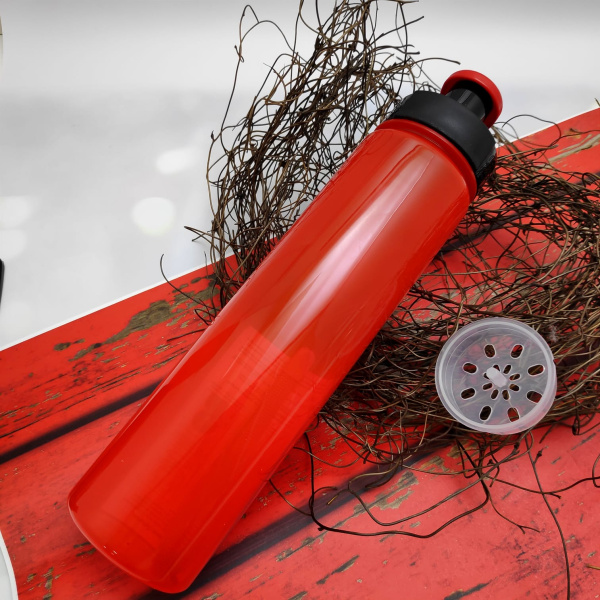 Бутылка с клапаном Healih Fitness для воды и других напитков, 500 мл. Сито в комплекте