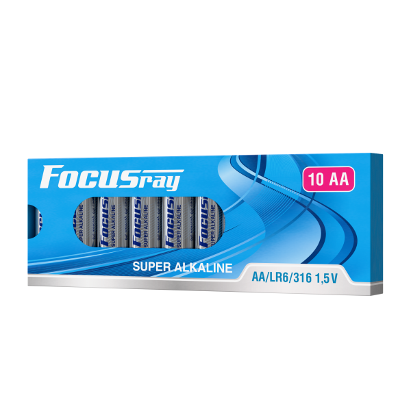 FOCUSray SUPER ALKALINE LR6/BOX10 1/24/48 батарейка, шт (10 шт)