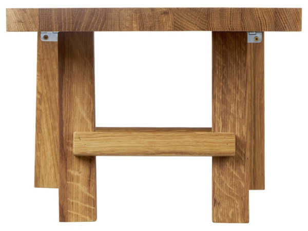 Складной столик из дуба «Snack&Wine», Цвет натуральный коричневый
