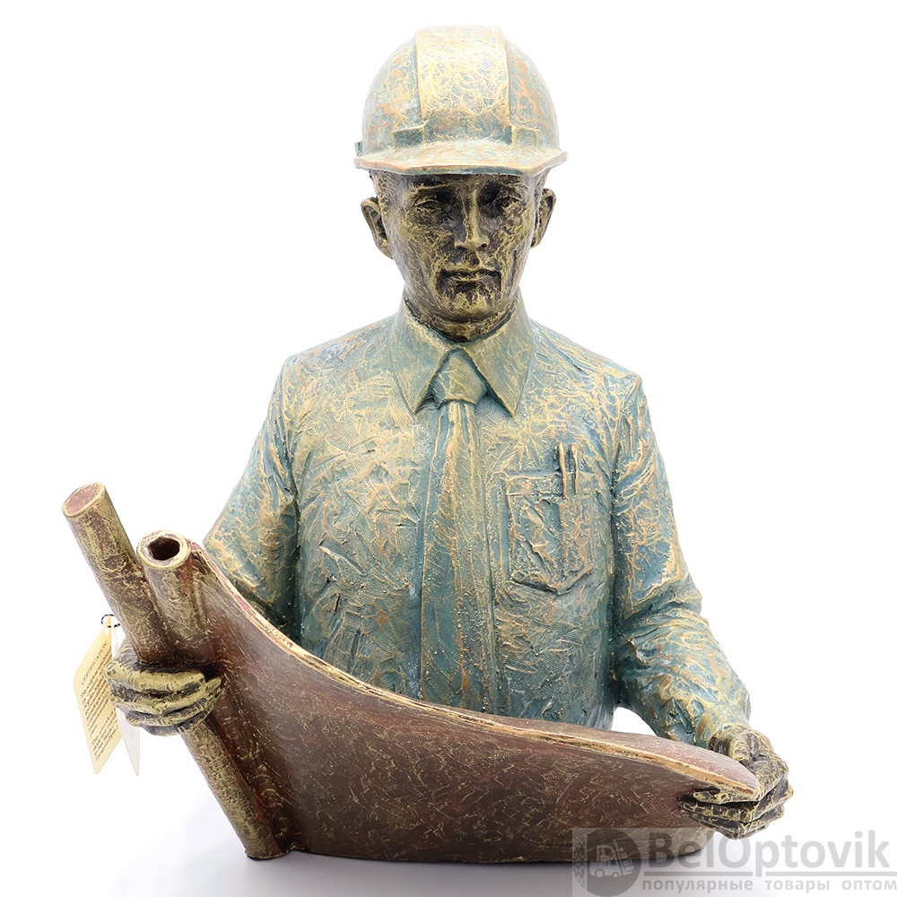 Композиция &amp;quot;Начальник производства&amp;quot; бронза с чернением