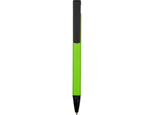 Ручка-подставка металлическая «Кипер Q», Цвет зеленое яблоко/черный