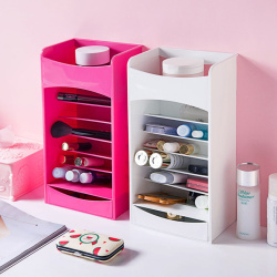 Органайзер для хранения косметики и лаков Cosmake Lipstick & Nail Polish Organizer Розовый
