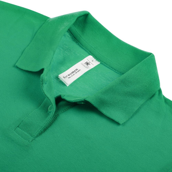 Рубашка поло женская ID.001 зеленая, XS–3XL