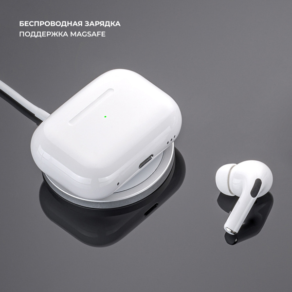 Беспроводные наушники с микрофоном Air Pro 2 ANC, TWS, BT 5.3, 300 мАч, ANC, QI, Цвет белый