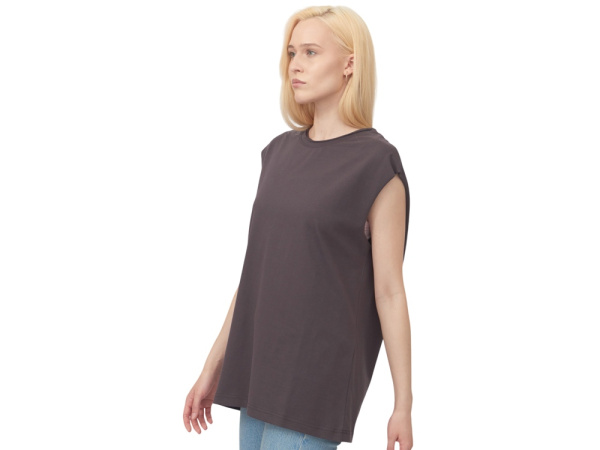 Майка оверсайз «Berlin», унисекс, Размер XL-2XL, Цвет темно-серый