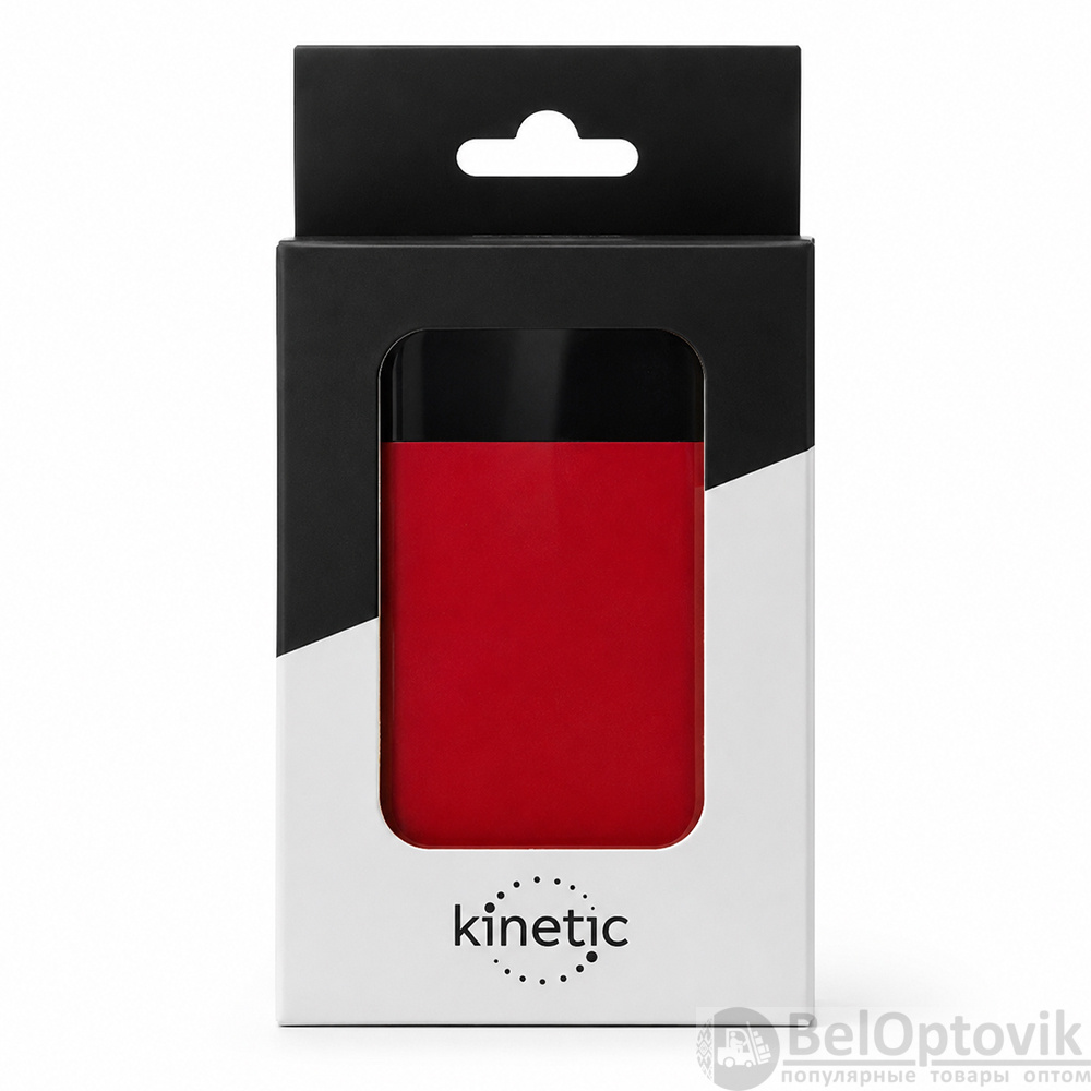 Внешний аккумулятор в металлическом корпусе Apria, 10000 mAh, красный