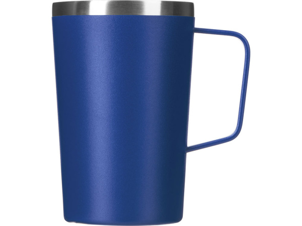 Стальная кружка с двойными стенками и порошковым покрытием «Tibet», Цвет синий нэйви