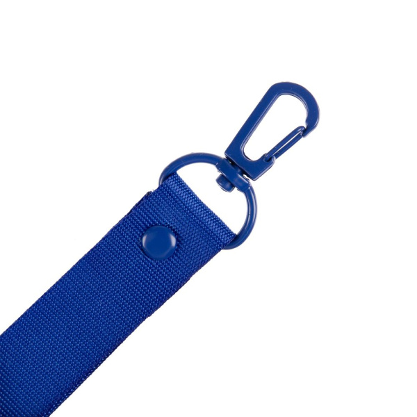 Застежка-карабин Snap Hook, M, синяя, 2,5х4 см