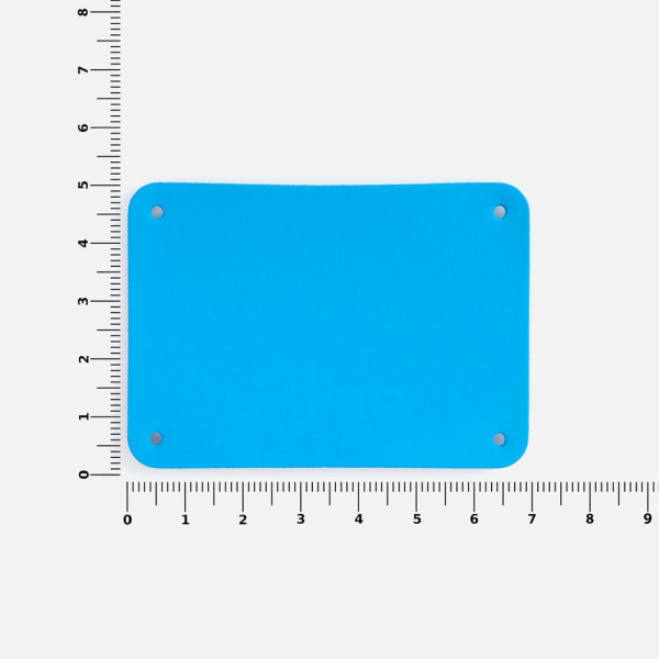 Лейбл Eta Soft Touch, XL, голубой, 5х7 см